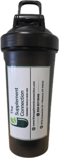 The Supplement Connection Shaker Cup Black – Image 1