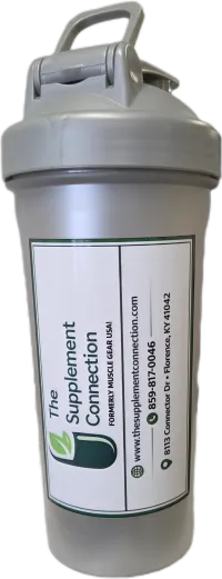 The Supplement Connection Shaker Cup Silver – Image 1