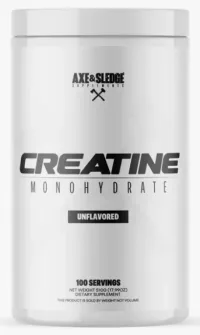Axe & Sledge Creatine 100 Servings Unflavored – Image 1