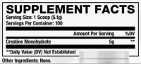 Axe & Sledge Creatine 100 Servings Unflavored – Image 2