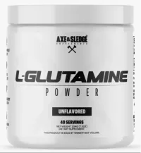 Axe & Sledge Glutamine 40 Servings Unflavored – Image 1