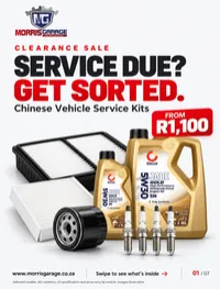 Morris Garage Chinese Car Service Kit with Engine Oil, Filters and 4 Spark Plugs – Image 1