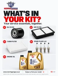 Morris Garage Chinese Car Service Kit with Engine Oil, Filters and 4 Spark Plugs – Image 2