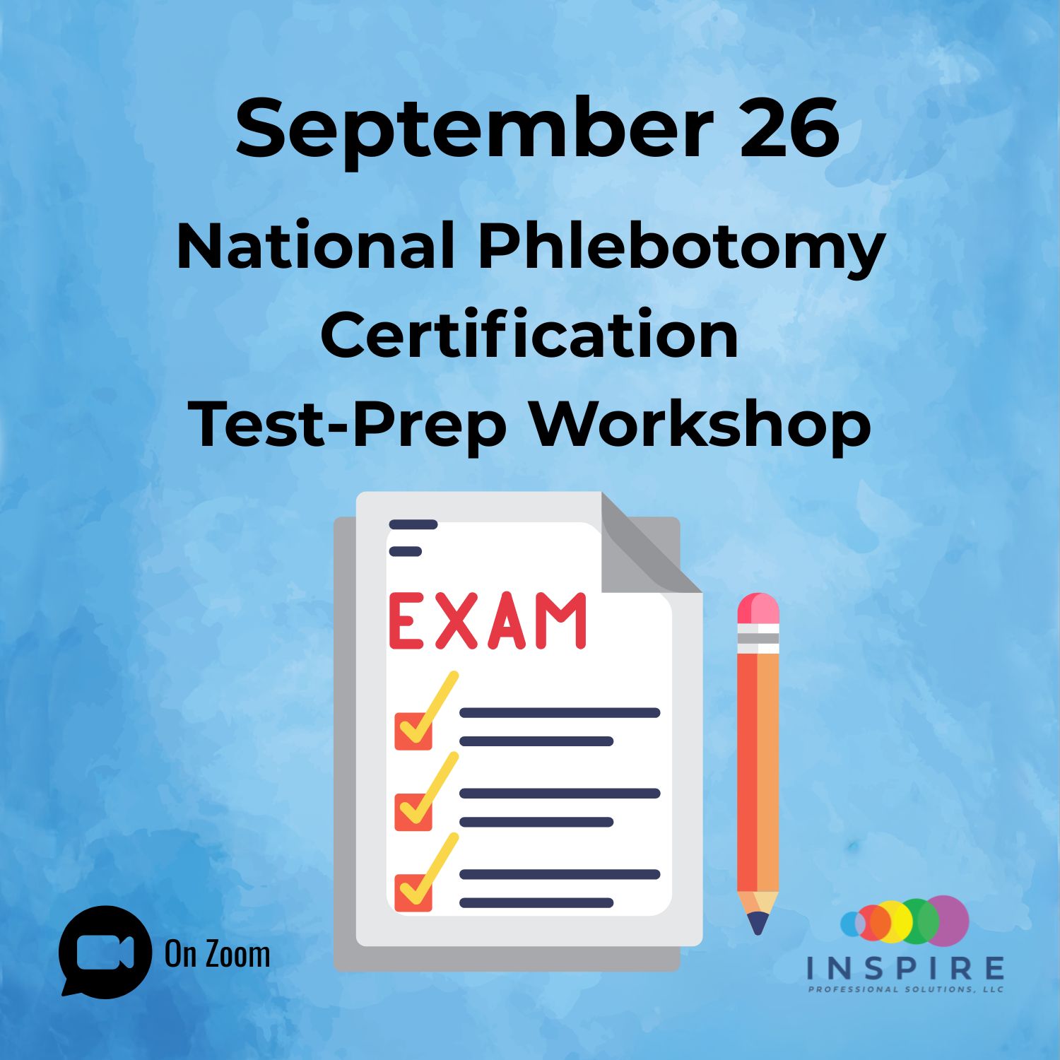 September 26th National Phlebotomy Certification Test-Prep Workshop – Image 1