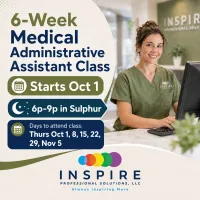 10/1/26 Medical Administrative Assistant Class: Sulphur Tuesday PM – Image 1