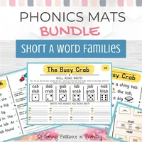 Short Vowel A Progress Monitoring Intervention Bundle with Decodable Passages, Activities, & Assessments – Image 1
