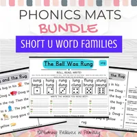 Short U Phonics Bundle-Decodable Passages Progress Monitoring Assessments K-3 – Image 1