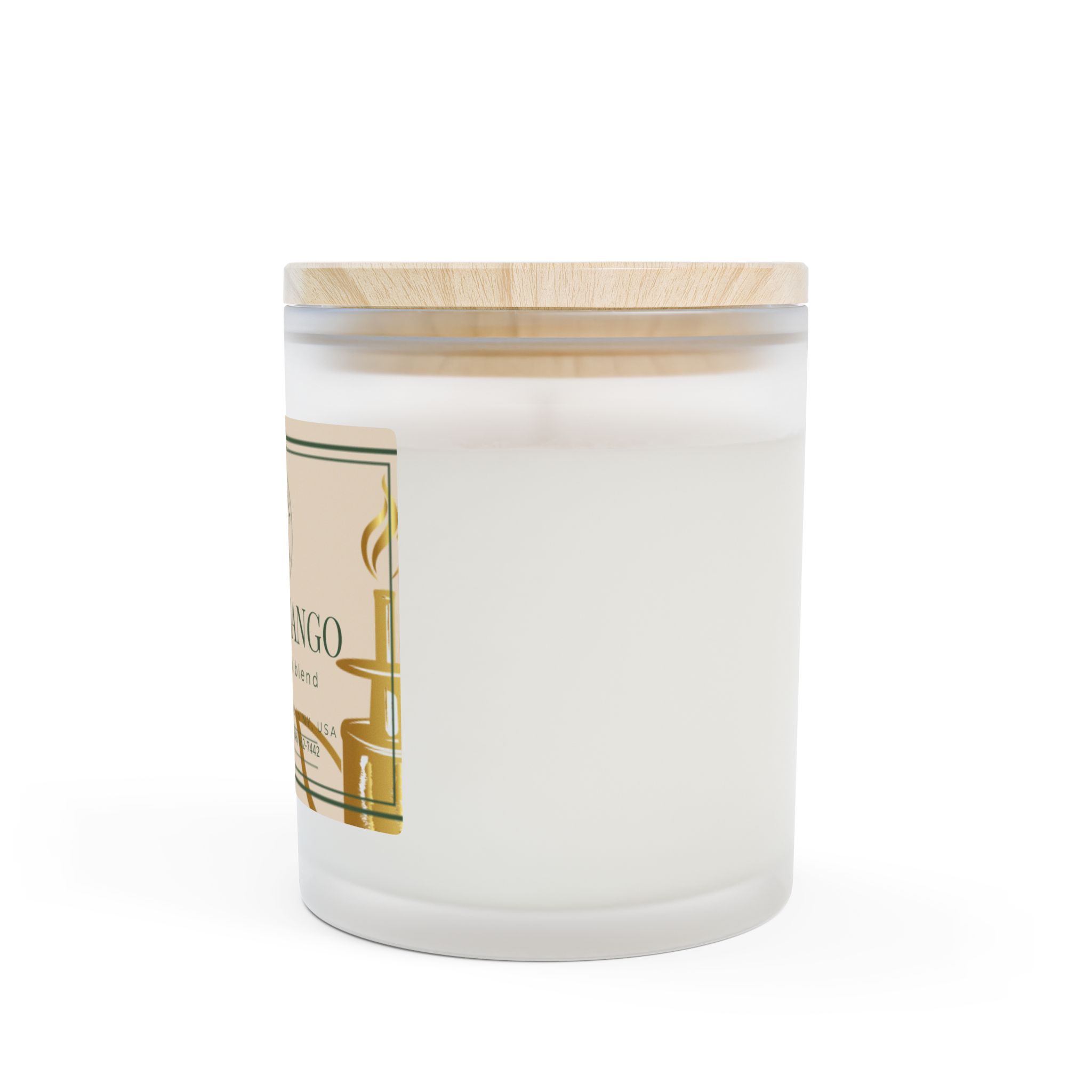Coco Mango 5.4 Oz Scented Candle Coconut Wax Blend – Image 2