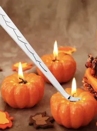Silver Candle Accessory Set: Wick Trimmer - Wick Dipper - candle snuffer – Image 2