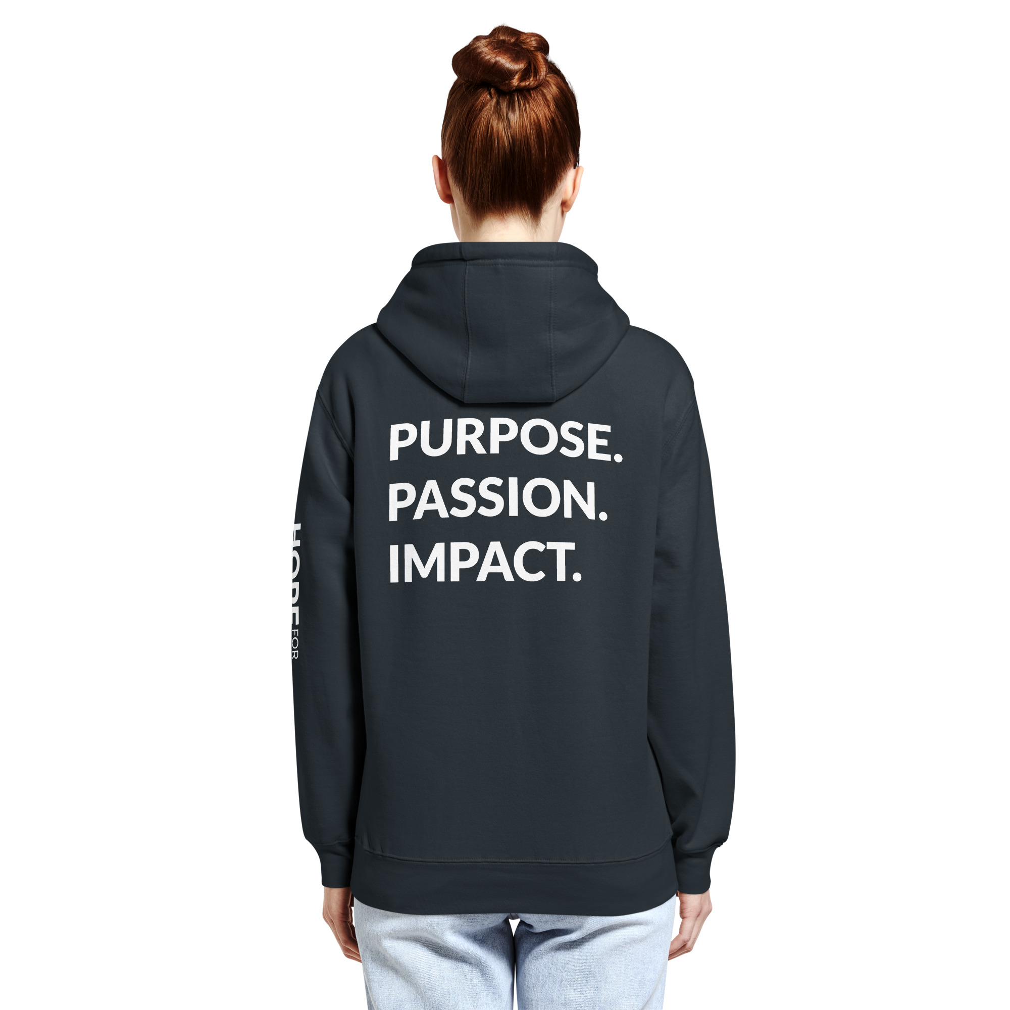 HFTT Unisex premium mid-weight hoodie Back Printed – Image 6