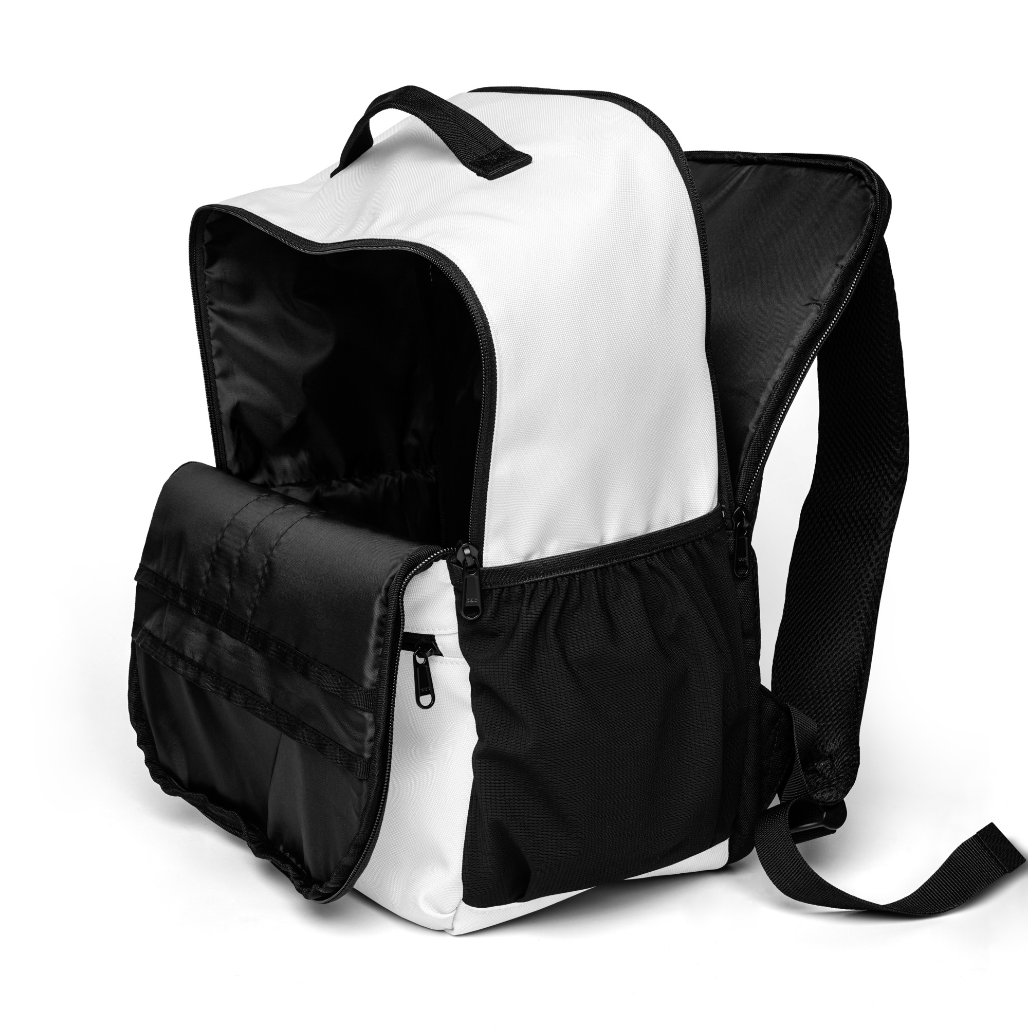 HFTT Utility Laptop Backpack | Purpose. Passion. Impact. (White) – Image 5