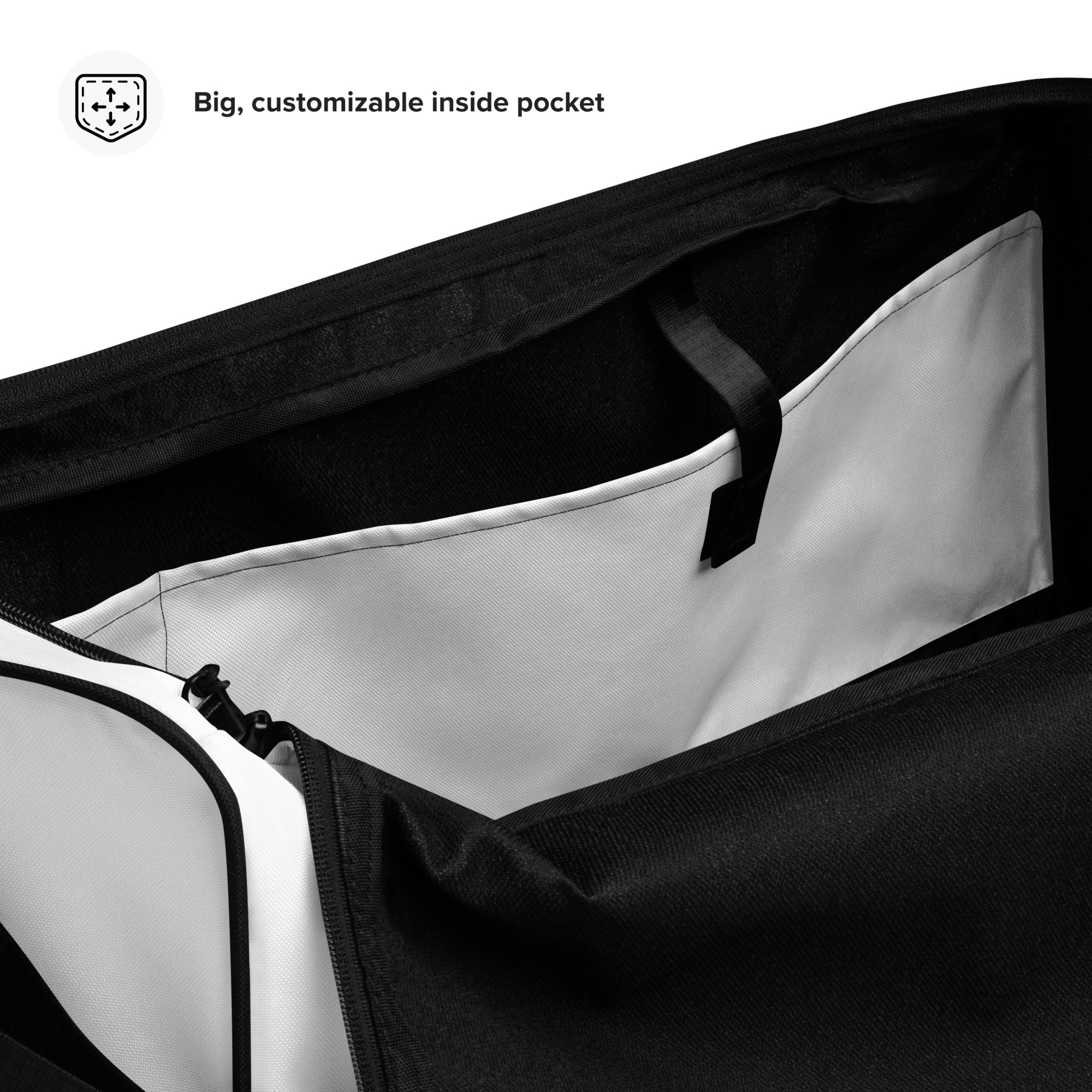 HFTT Weekender Duffle Bag | Purpose. Passion. Impact. (White) – Image 9