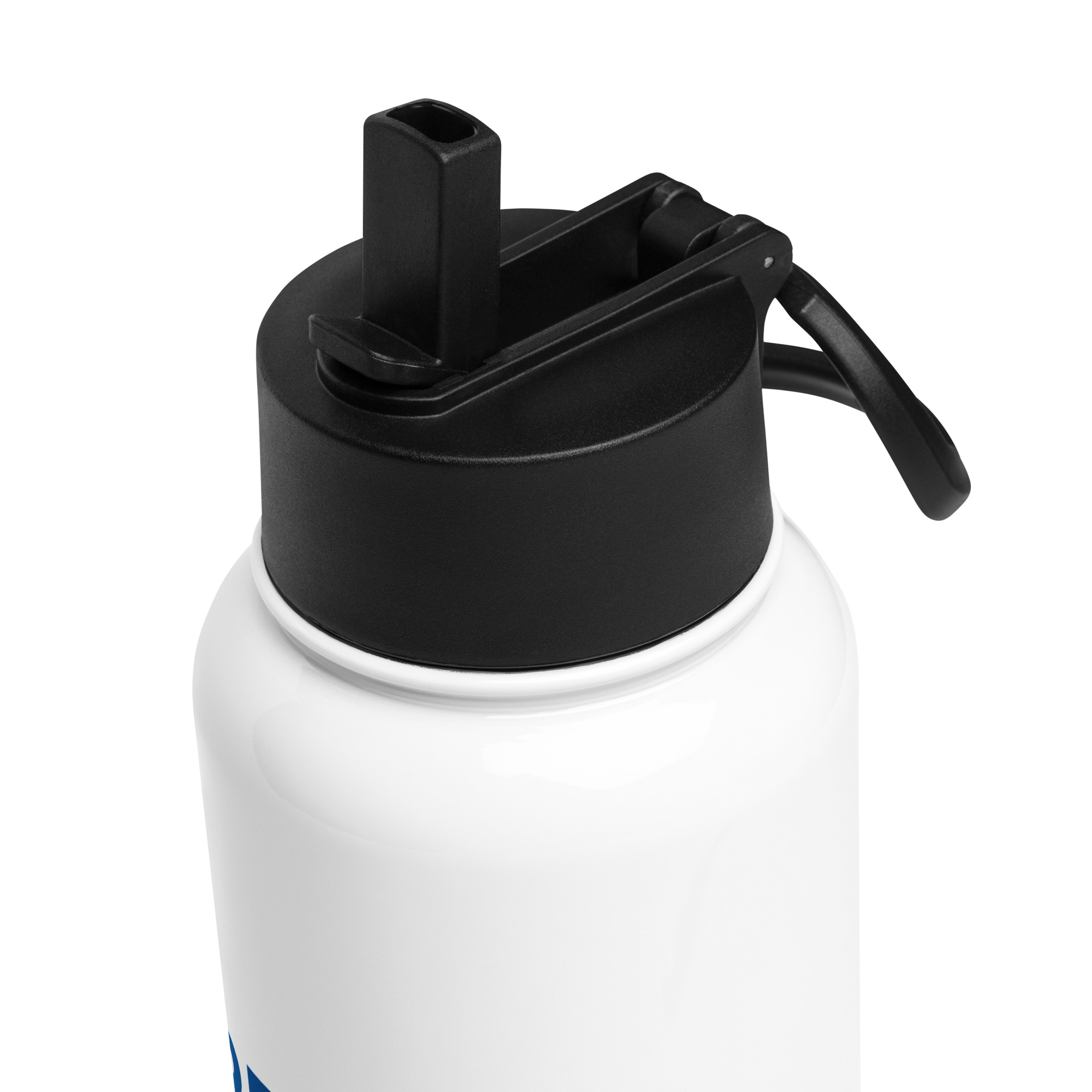 HFTT 32 oz Stainless Steel Water Bottle | Straw Lid | Purpose. Passion. Impact. (White) – Image 5