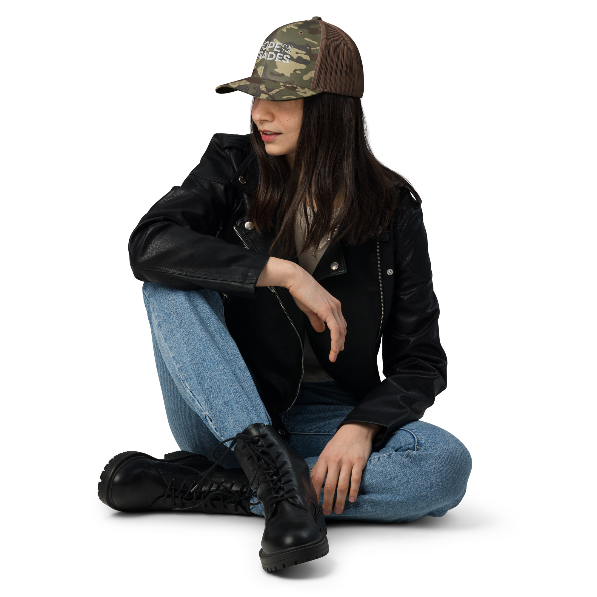HFTT Camouflage Trucker Hat | Classic Logo – Image 10