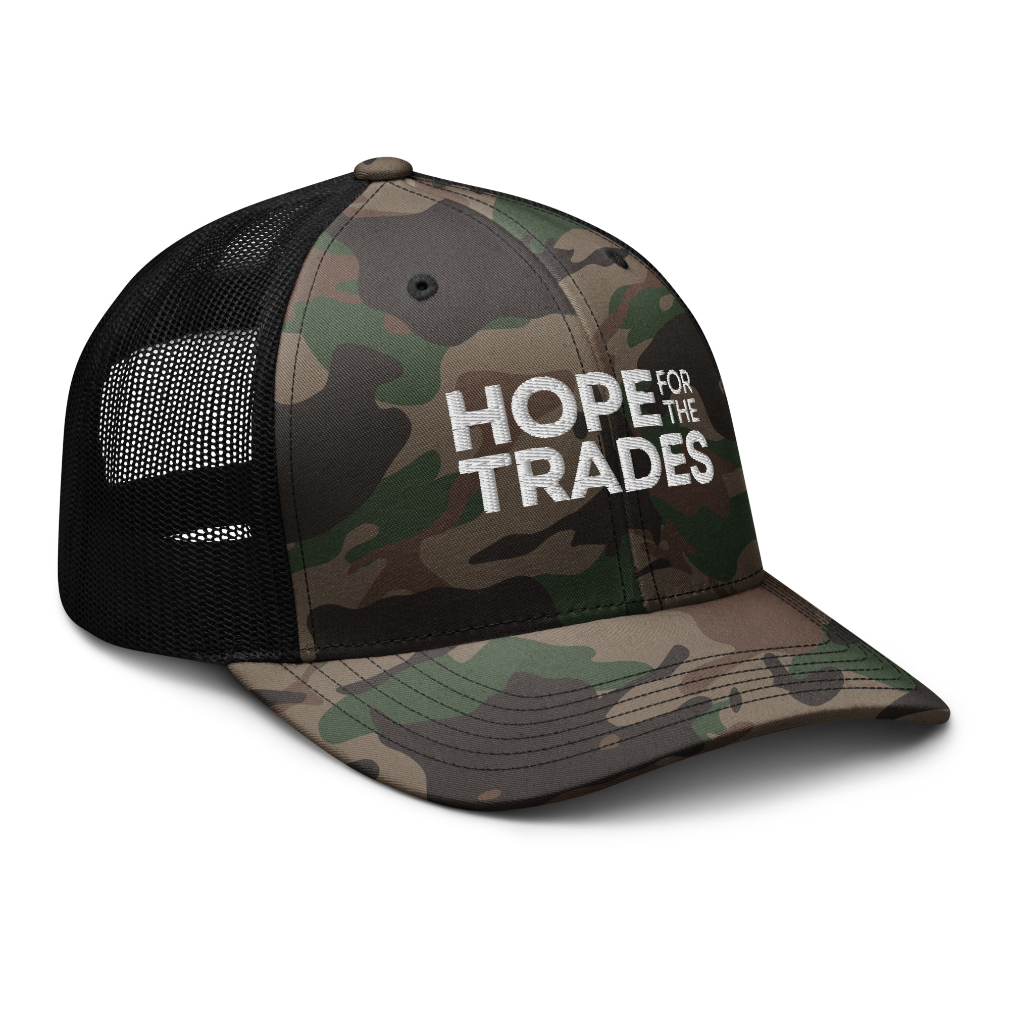 HFTT Camouflage Trucker Hat | Classic Logo – Image 14