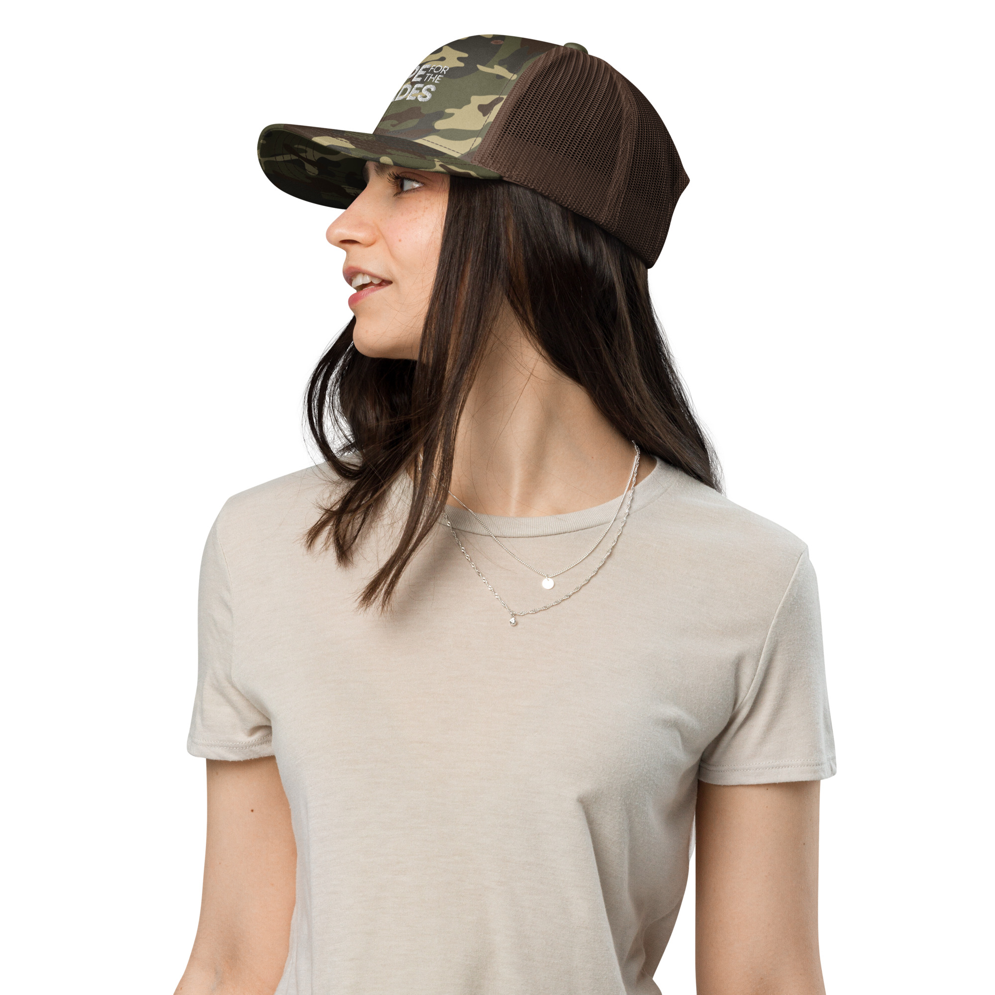 HFTT Camouflage Trucker Hat | Classic Logo – Image 16
