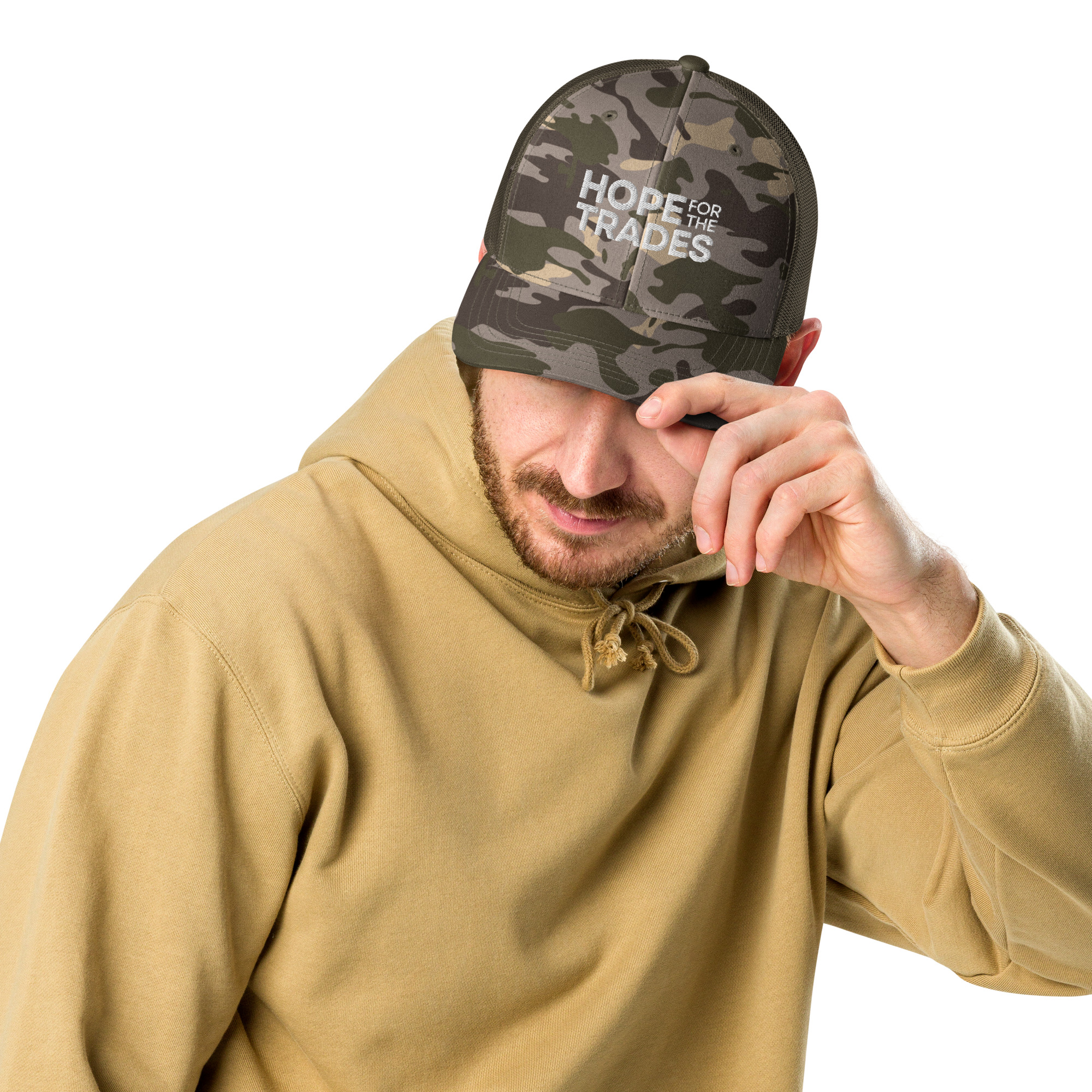 HFTT Camouflage Trucker Hat | Classic Logo – Image 22