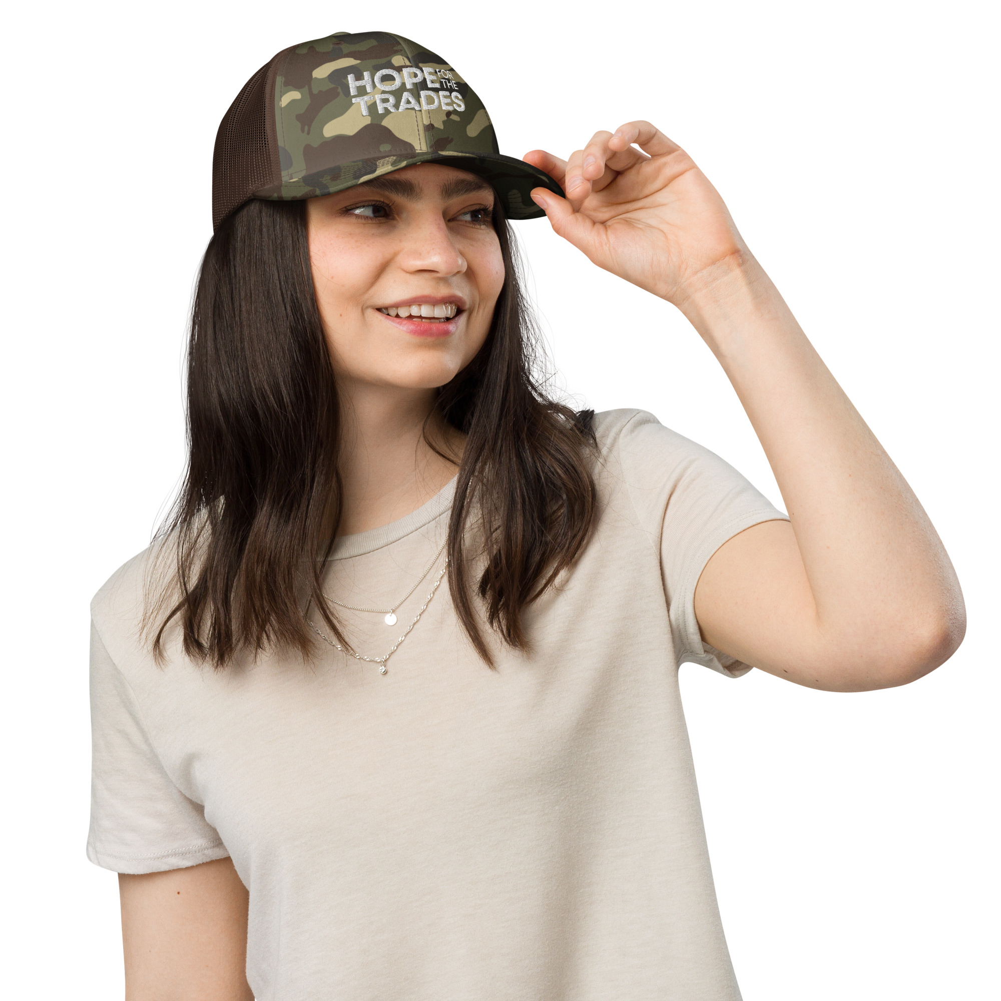 HFTT Camouflage Trucker Hat | Classic Logo – Image 19