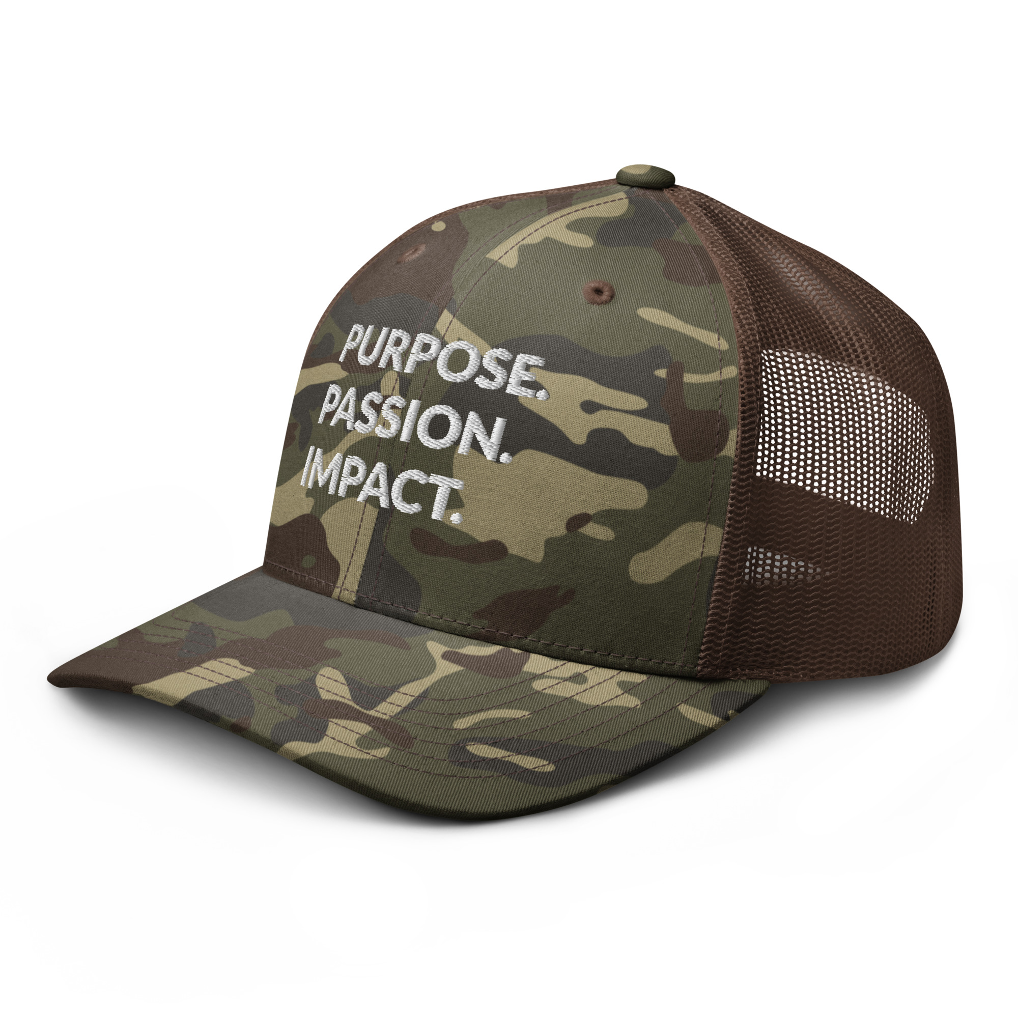 HFTT Camouflage Trucker Hat | Purpose. Passion. Impact. – Image 12