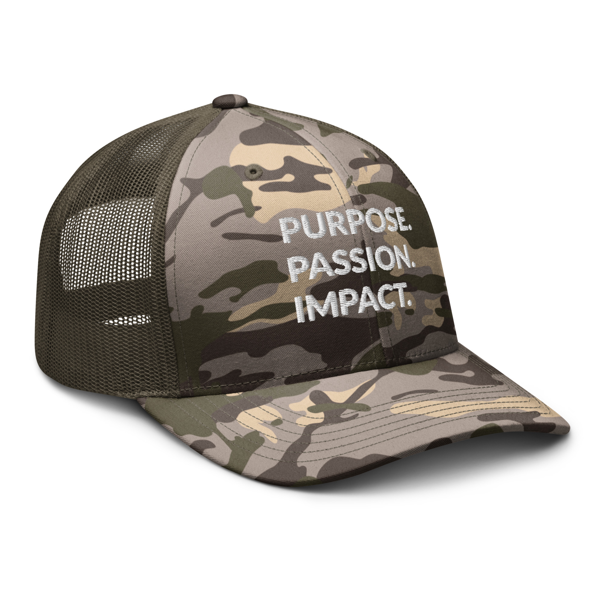 HFTT Camouflage Trucker Hat | Purpose. Passion. Impact. – Image 16