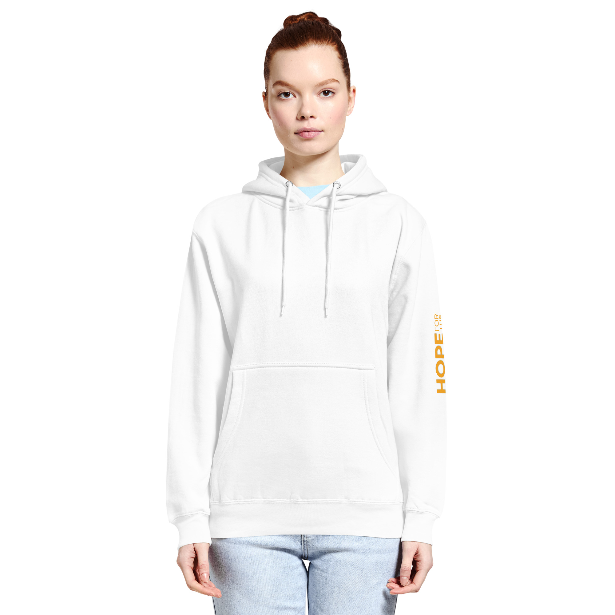 HFTT Premium Midweight Hoodie | Purpose. Passion. Impact. | Back Print (White) – Image 2