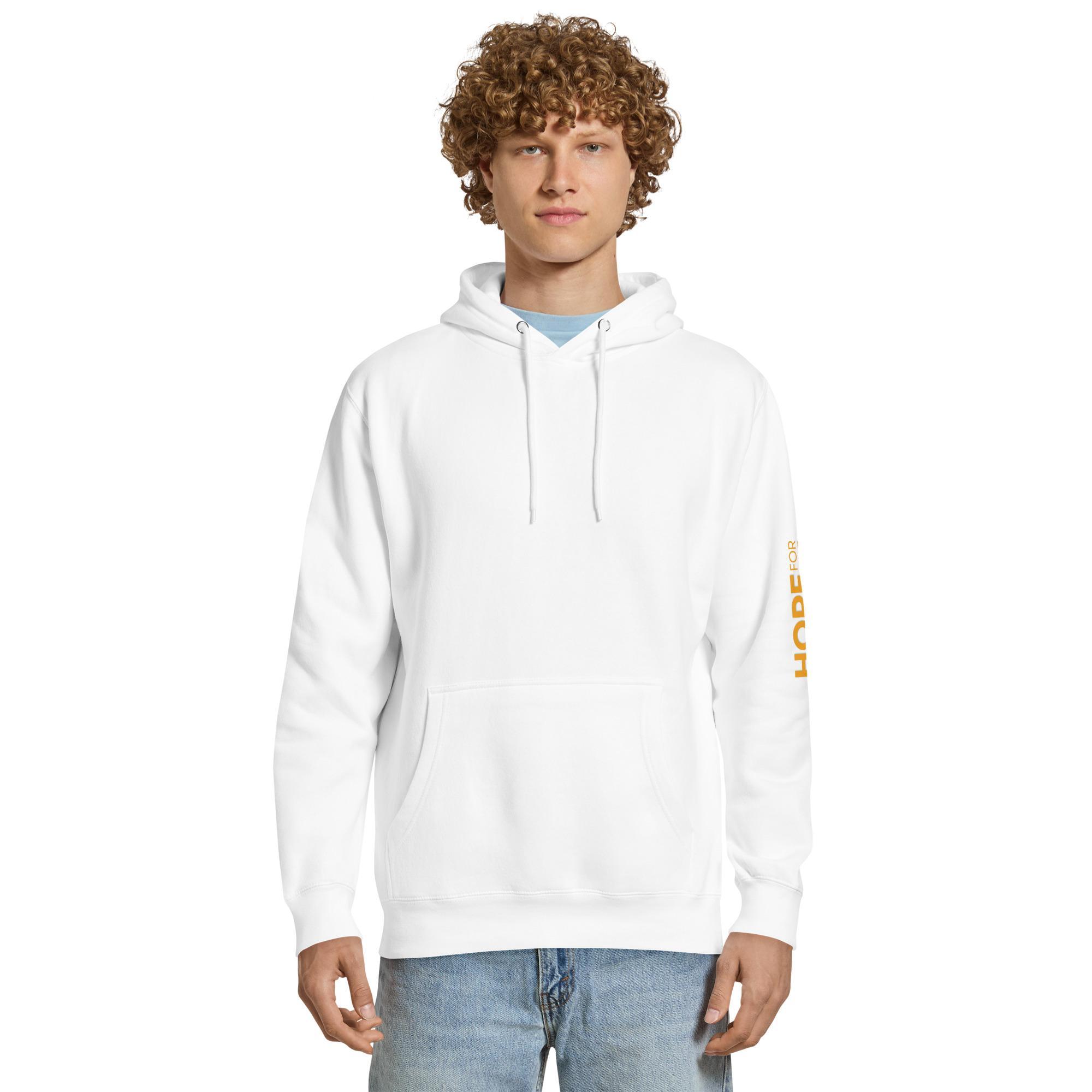 HFTT Premium Midweight Hoodie | Purpose. Passion. Impact. | Back Print (White) – Image 7