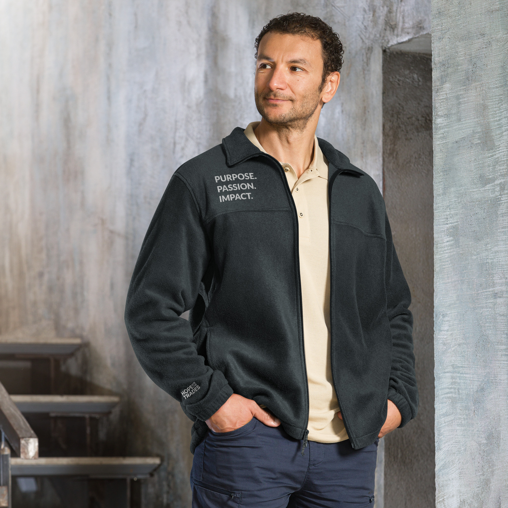 HFTT Columbia Unisex Full-Zip Fleece Jacket | Purpose. Passion. Impact. (Colors Available) – Image 11