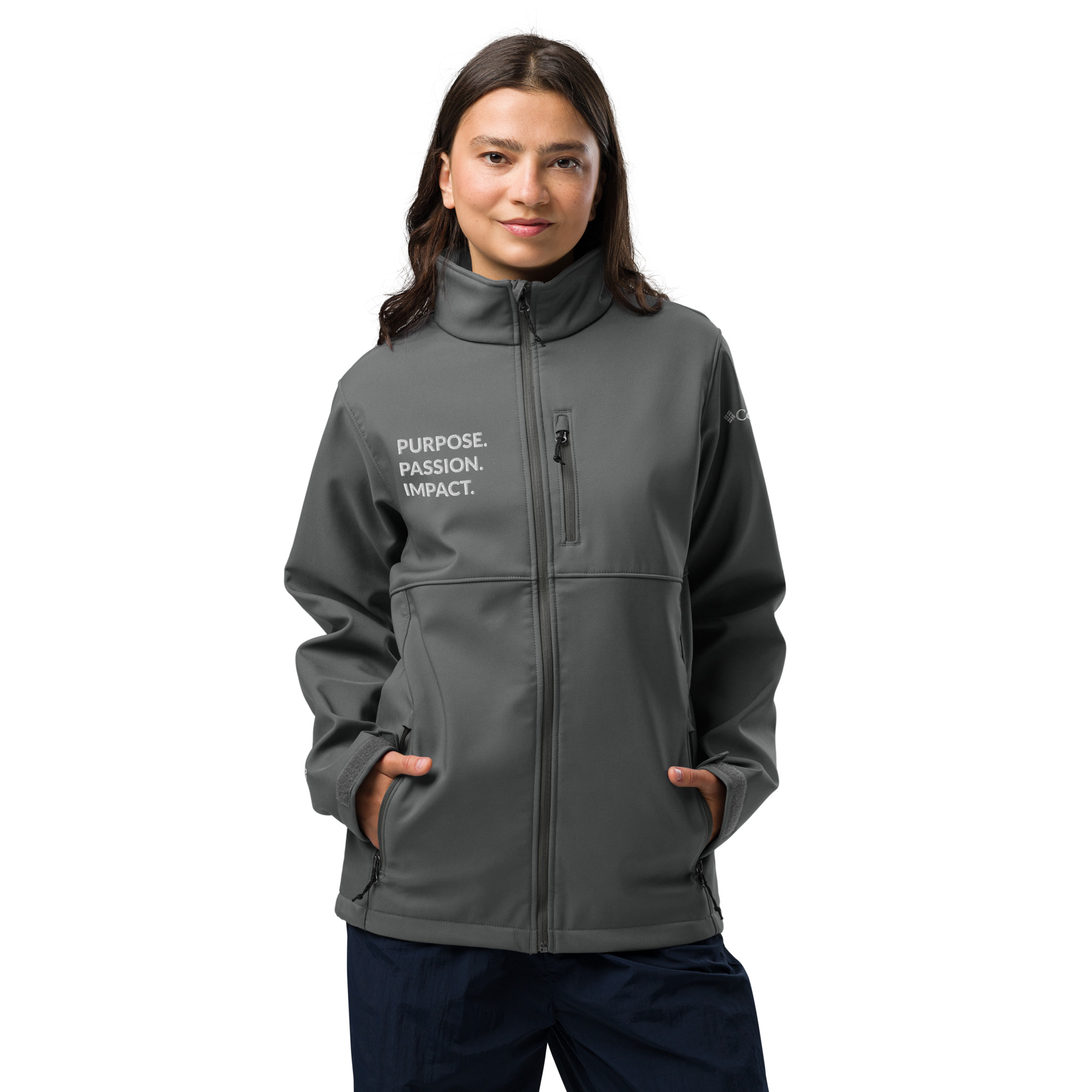 HFTT Columbia Full-Zip Softshell Jacket | Purpose. Passion. Impact. (Colors Available) – Image 10