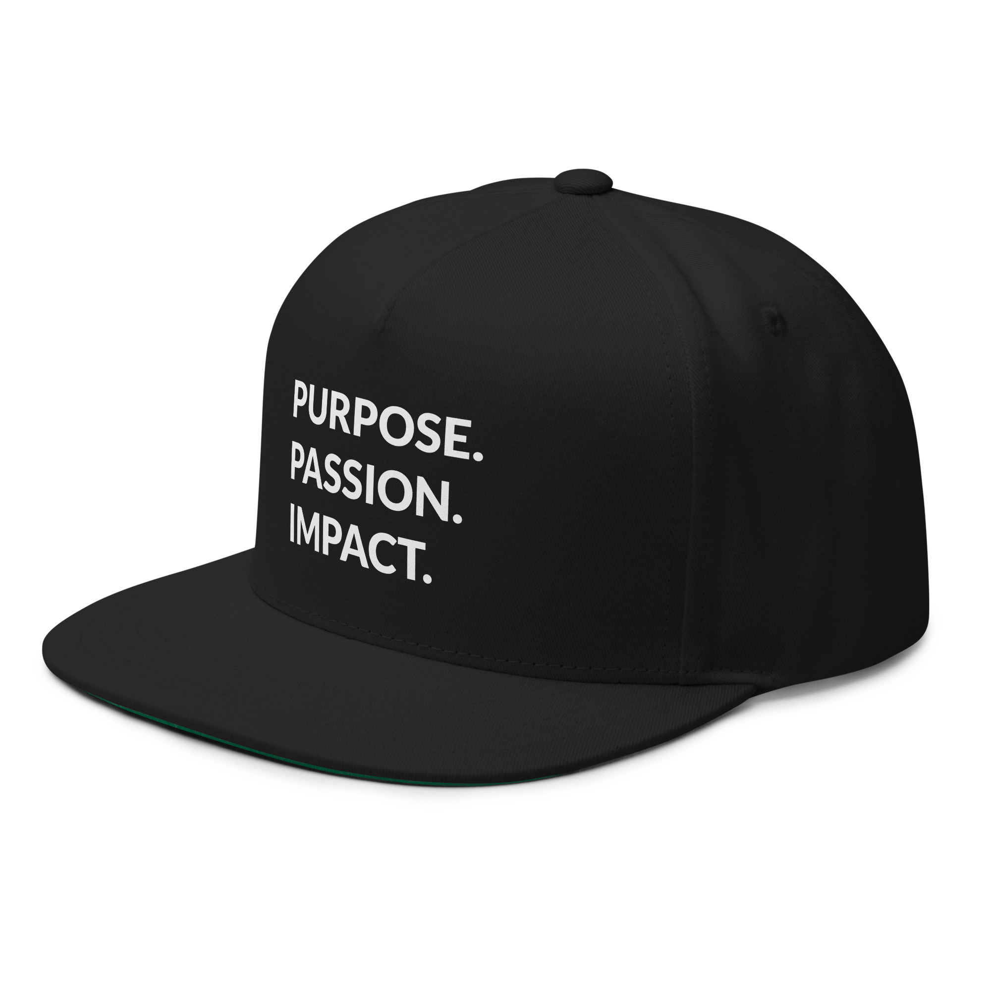 HFTT Flat Bill Cap | Purpose. Passion. Impact. (Colors Available) – Image 9