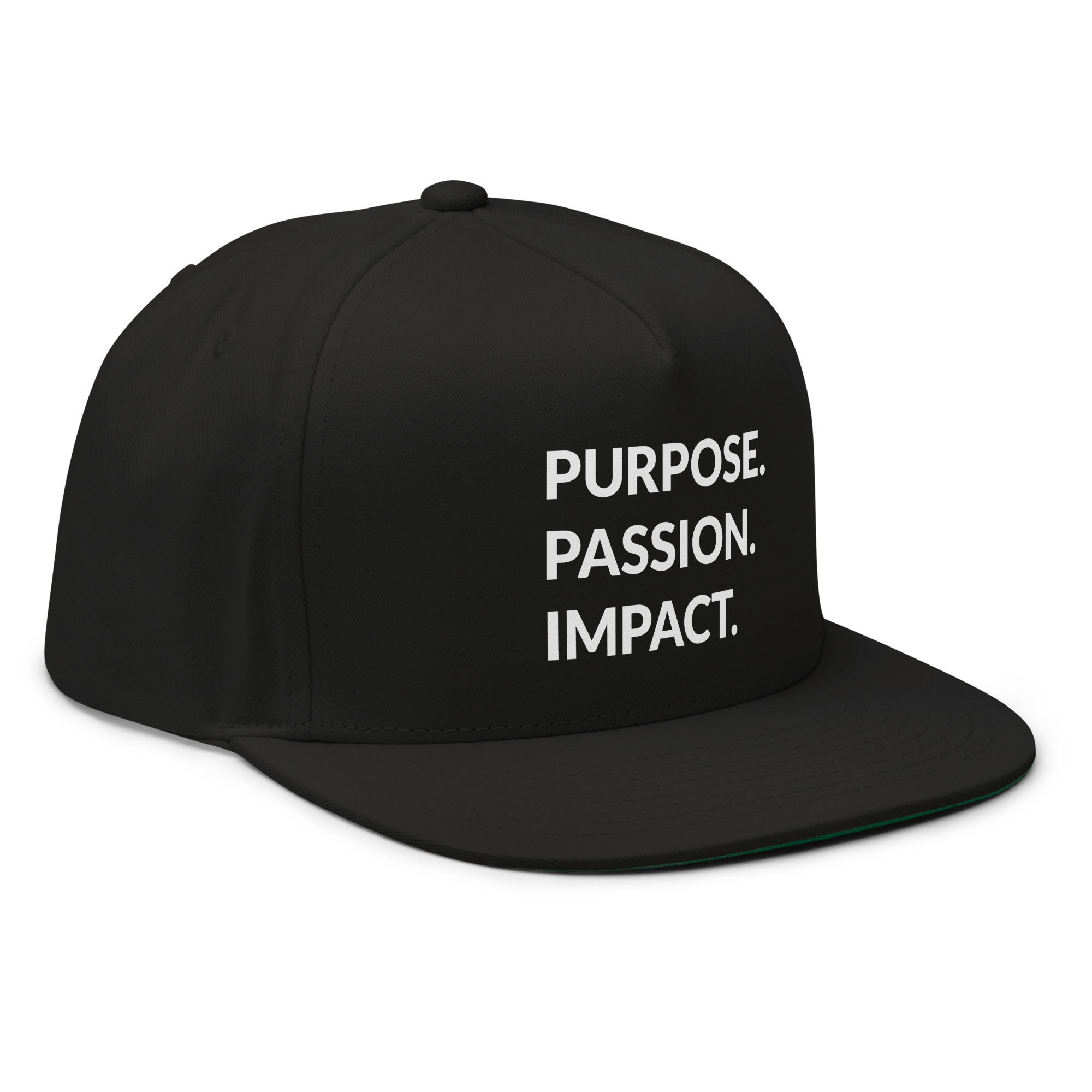 HFTT Flat Bill Cap | Purpose. Passion. Impact. (Colors Available) – Image 10