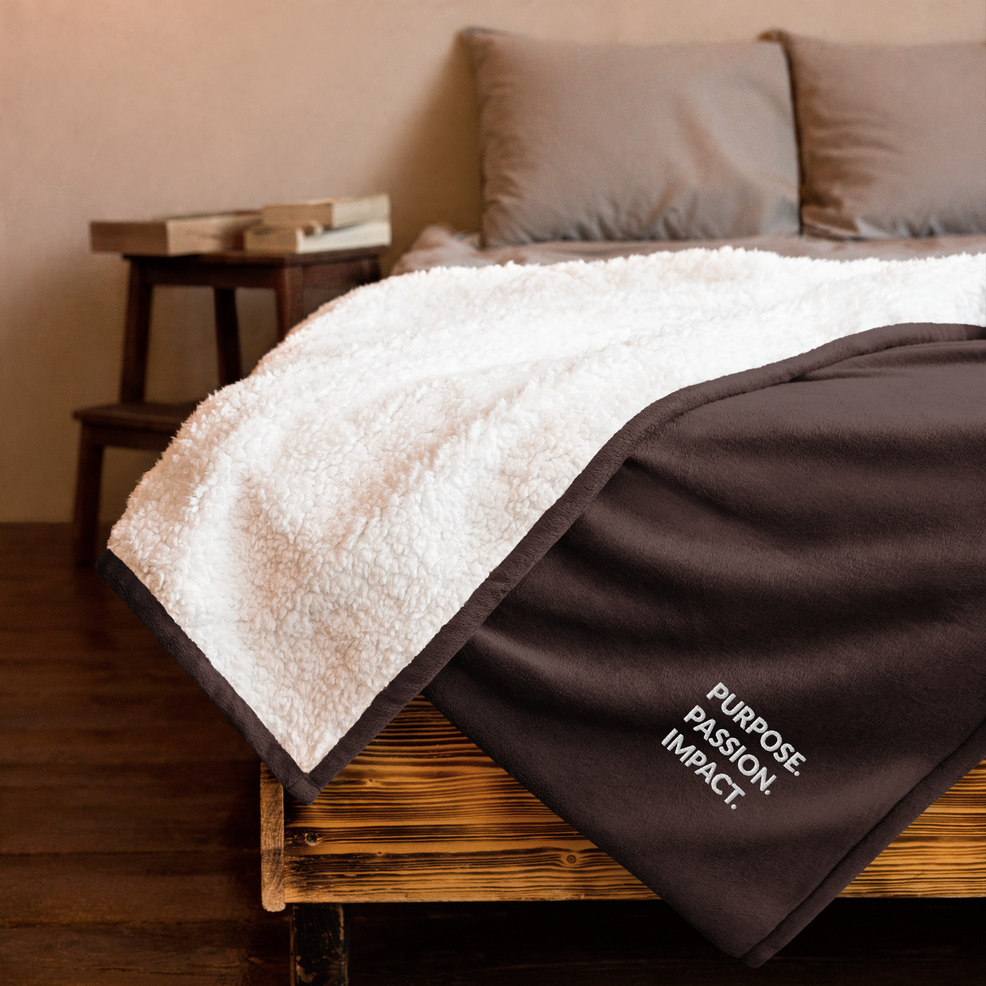 HFTT Sherpa Throw Blanket (50"×60") | Purpose. Passion. Impact. – Image 11