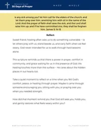 Made Whole Prayer Journal 30 Day Devotional – Image 4