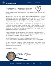 Made Whole Prayer Journal 30 Day Devotional – Image 2
