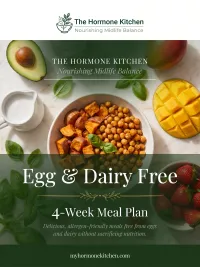 The Hormone Kitchen: Egg & Dairy Free — 4-Week Meal Plan  – Image 1