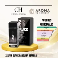 212 VIP BLACK CAROLINA HERRERA (MASCULINO) – Imagen 1
