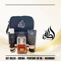 SET BOLSO + CREMA + PERFUME 60 ML + KHAMRAH – Imagen 1