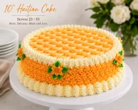 L'Unité Haitian Celebration Cake – 10" Round (Serves 25–35) – Image 1