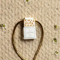 Gold Top Car Diffuser – Luxury Hanging Car Air Freshener – Lavender