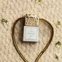 Gold Top Car Diffuser – Luxury Hanging Car Air Freshener – Vanilla