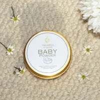 Baby Powder 2 Oz Tin Candle – Soft Clean Mini Candle – Image 1