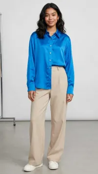 Camisa de Satén para Mujer – Image 2