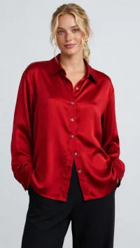 Camisa de Satén para Mujer – Image 6