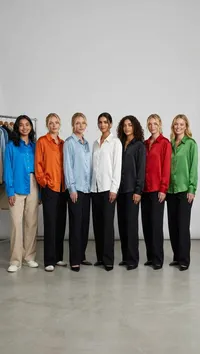 Camisa de Satén para Mujer – Color a Pedido, XL