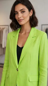 Blazer Clásico  Lluvia de Oro – Image 3