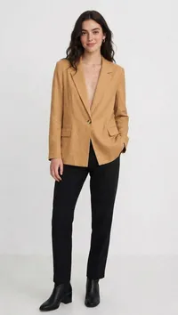 Blazer Clásico  Lluvia de Oro – Camel, L