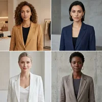 Blazer Clásico  Lluvia de Oro – Color a Pedido, L
