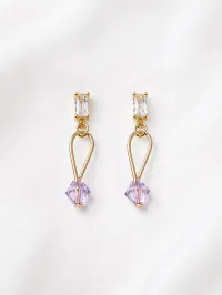 Serenity Flow Earrings – Purple 