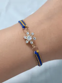 Self-Defined Bracelet  – Royal Blue/ Brown