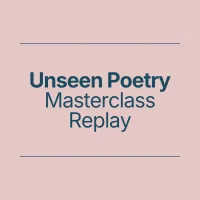 GCSE Poetry: Unseen Poetry Replay – Image 1