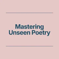 GCSE English Literature: Mastering Unseen Poetry – Image 1